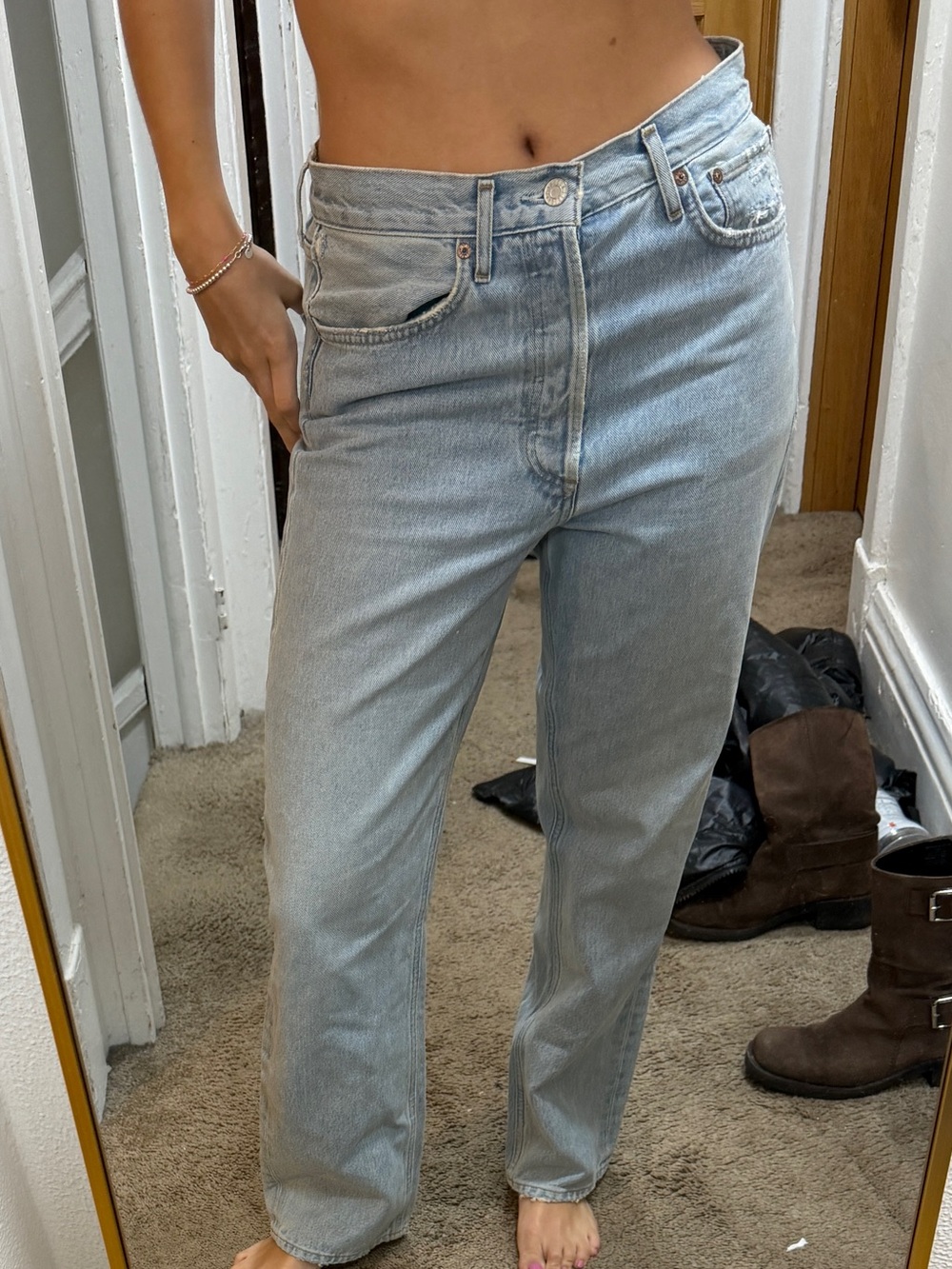 Agolde Light Blue Jeans